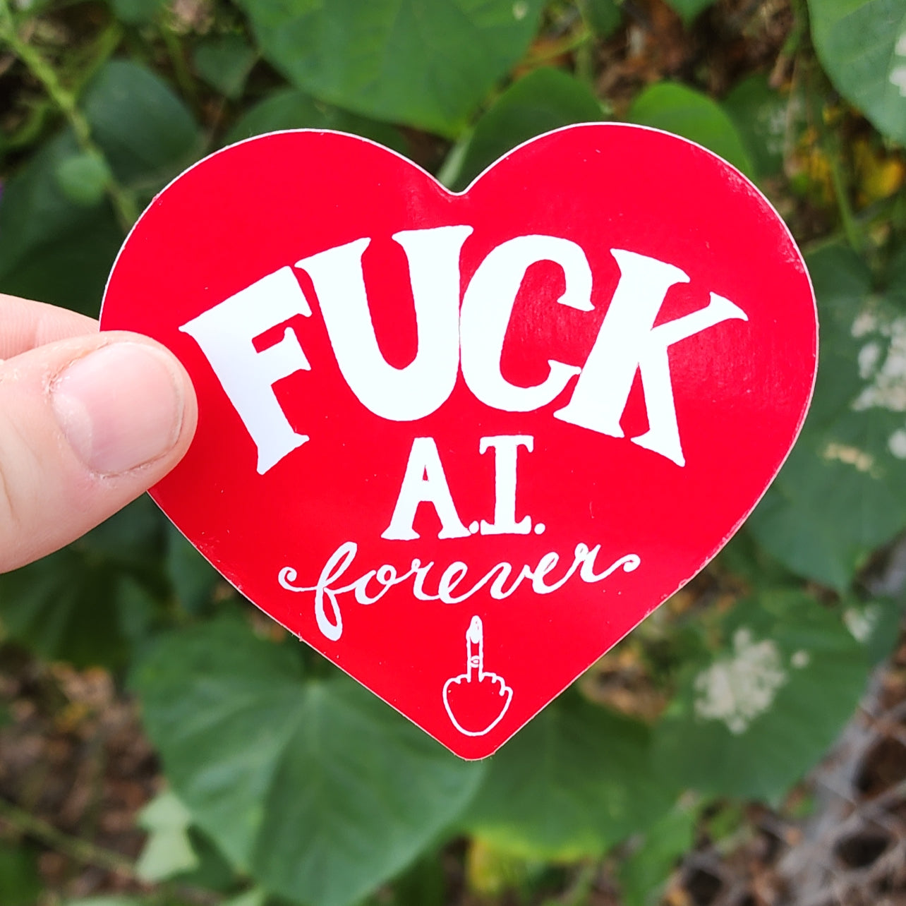 Fuck A.I. sticker image 0